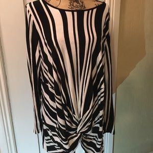 Black and white Blouse